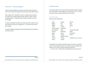 Derby & Derbyshire LMC guidance from August 2014 on charging overseas visitors, demonstrating how much the re-interpretation from the BMA has affected the practicalities of providing care for non-UK residents. Source: Derby & Derbyshire LMC 